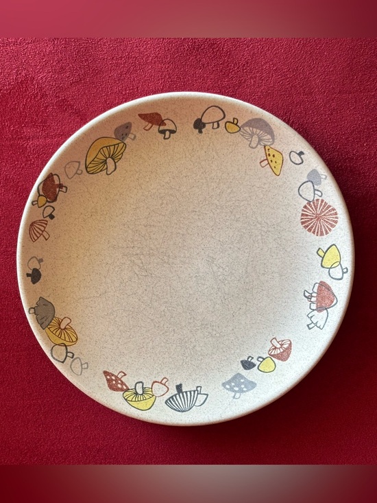 Franciscan Other - Vintage Franciscan Woodlore Mushroom Pattern 8” Salad Plate